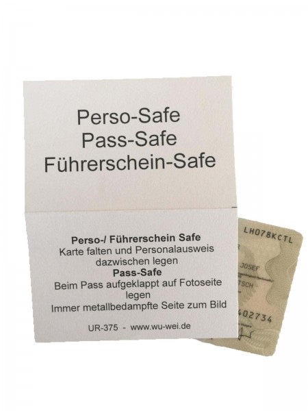 Urteilchen-Perso-Safe