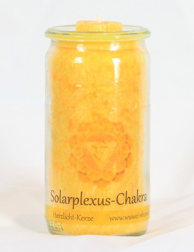 Herzlicht Solarplexus-Chakra gelb 13 x 6 cm
