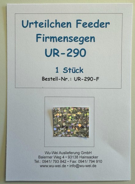 Feeder Urteilchen Firmensegen